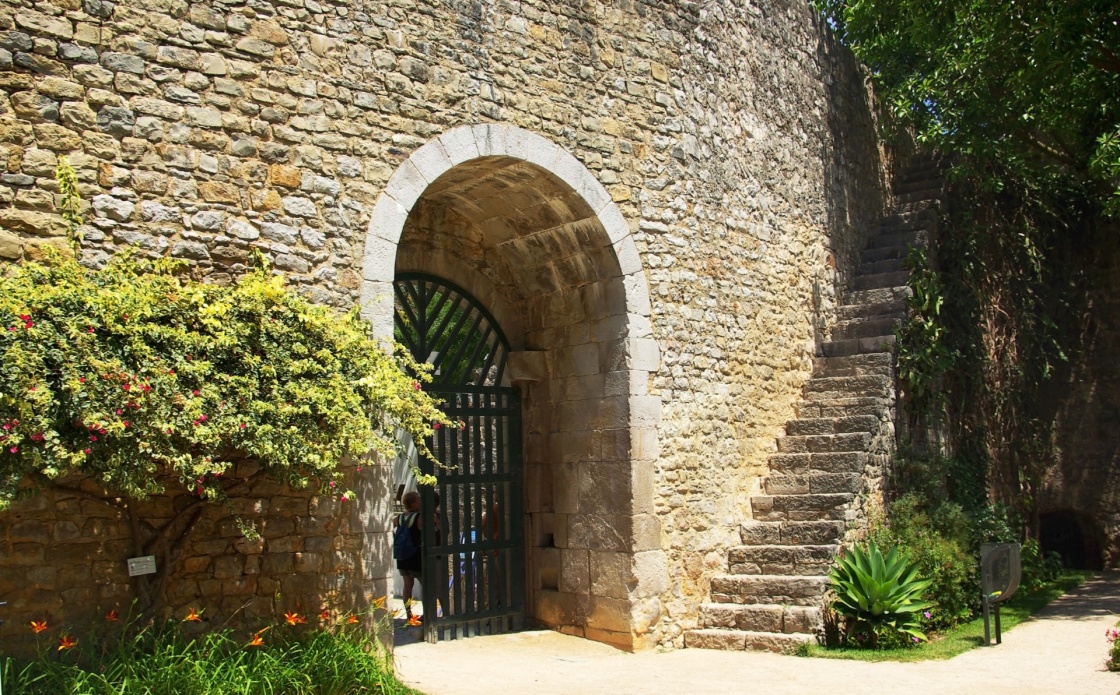 Door of portuguese castle.